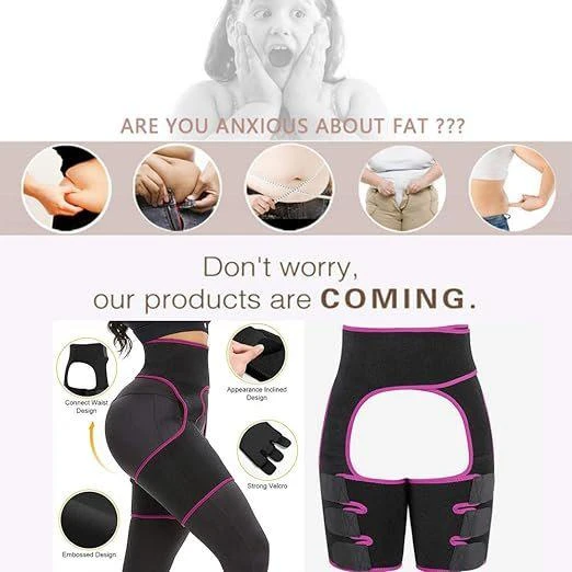 Vigor Three In One Belt Waist Thigh Trimmer Waist Trainer, Adjustable Body Shaper Elasticity Slimming Body Shaper Sport Workout Girdle Belt, High Waist 2