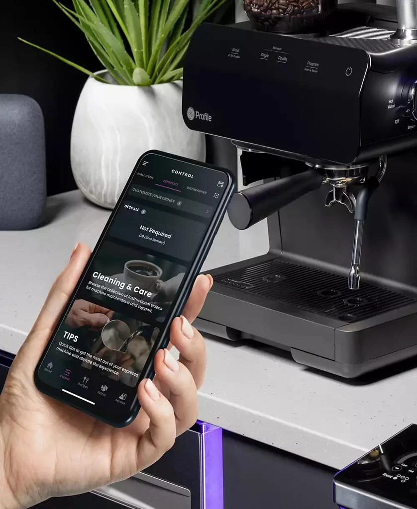 GE Appliances GE Profile Manual Espresso Maker with Frother 17