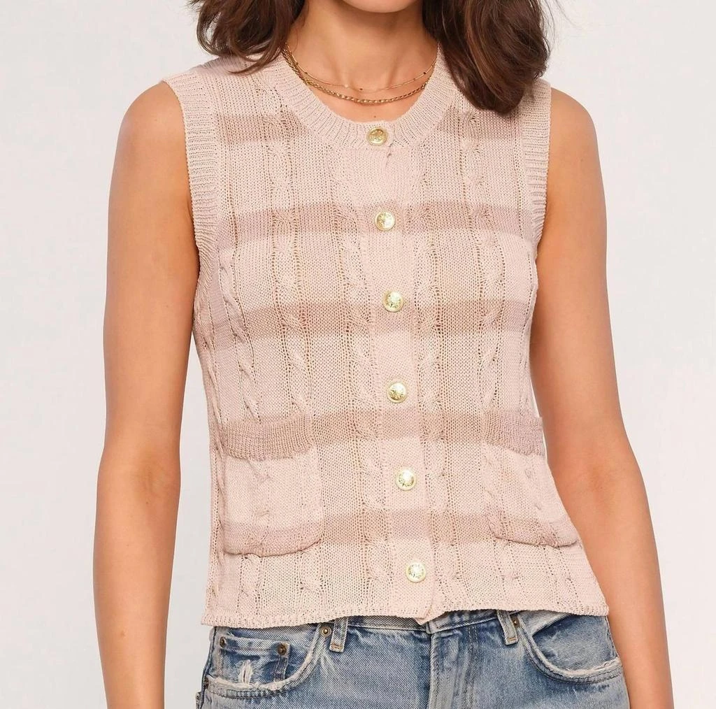 heartLoom Bennie Vest In Oyster 1