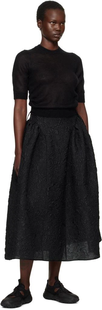 CECILIE BAHNSEN Black Fabiola Maxi Skirt 4