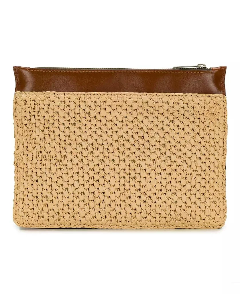Patricia Nash Scalloped Raffia Small Yvette Clutch Crossbody Bag 2