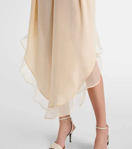 Valentino Silk georgette wide-leg pants 5