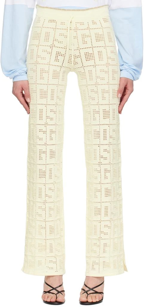 GCDS Off-White Monogram Trousers 1