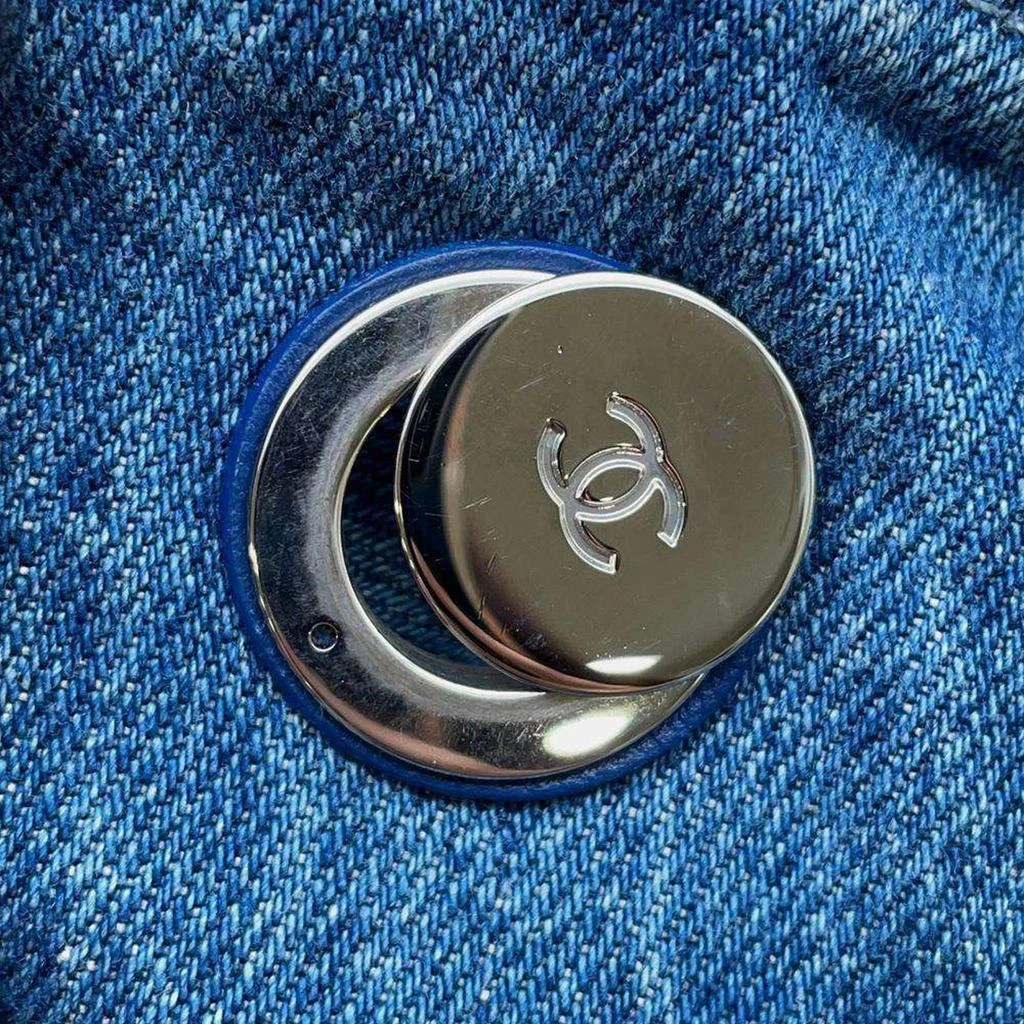 Chanel Chanel Blue Denim Shopping Bag 10