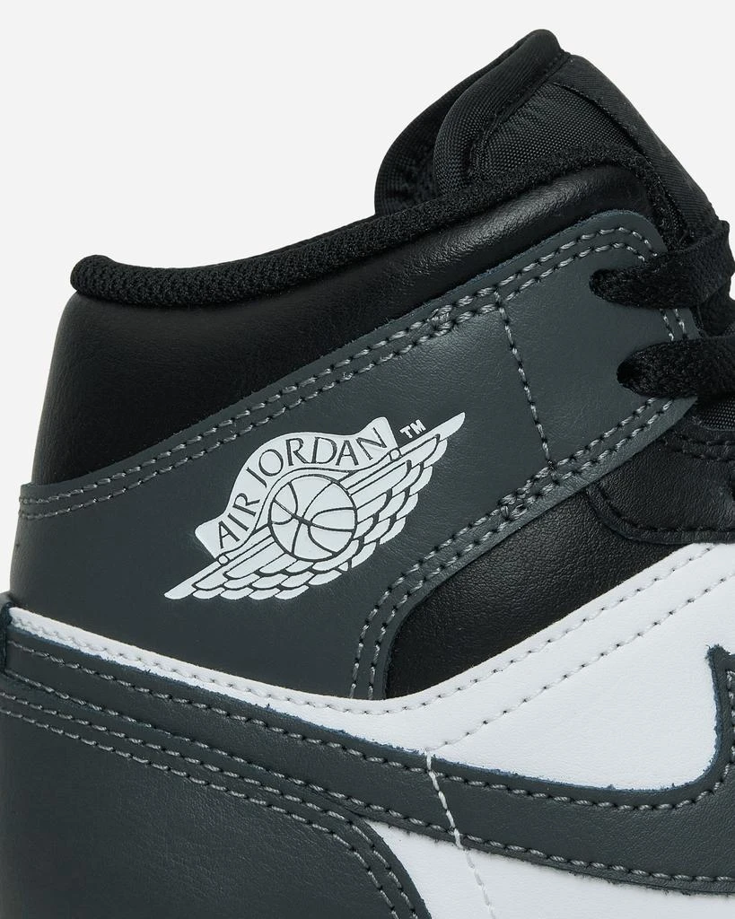 Jordan Air Jordan 1 Mid Sneakers Black / White / Iron Grey 6