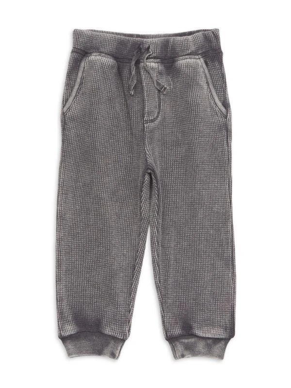 Splendid Baby Boy's Waffle-Knit Thermal Hoodie & Joggers Set 2