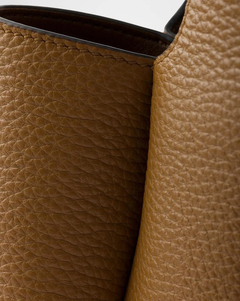 Prada Small Calfskin Leather Tote Bag 5