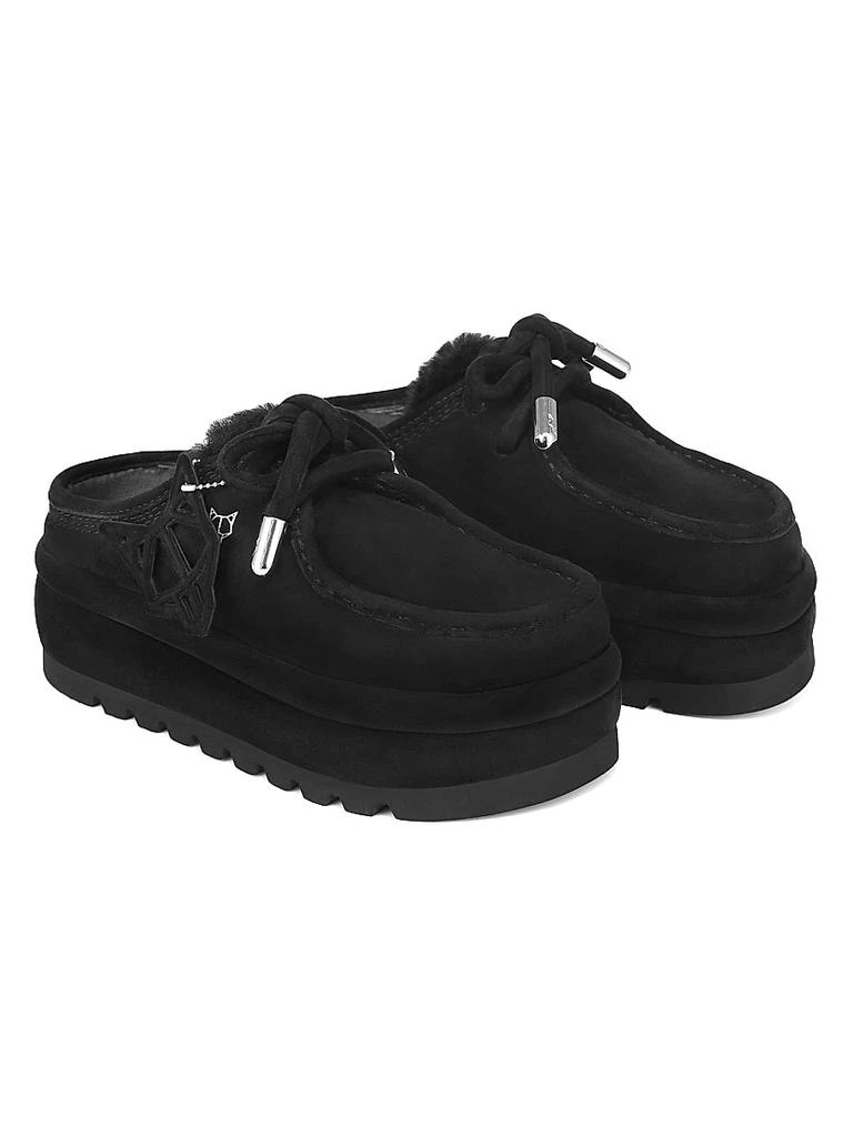 Naked Wolfe Blizzard Suede Shearling Slip-On Shoes 2