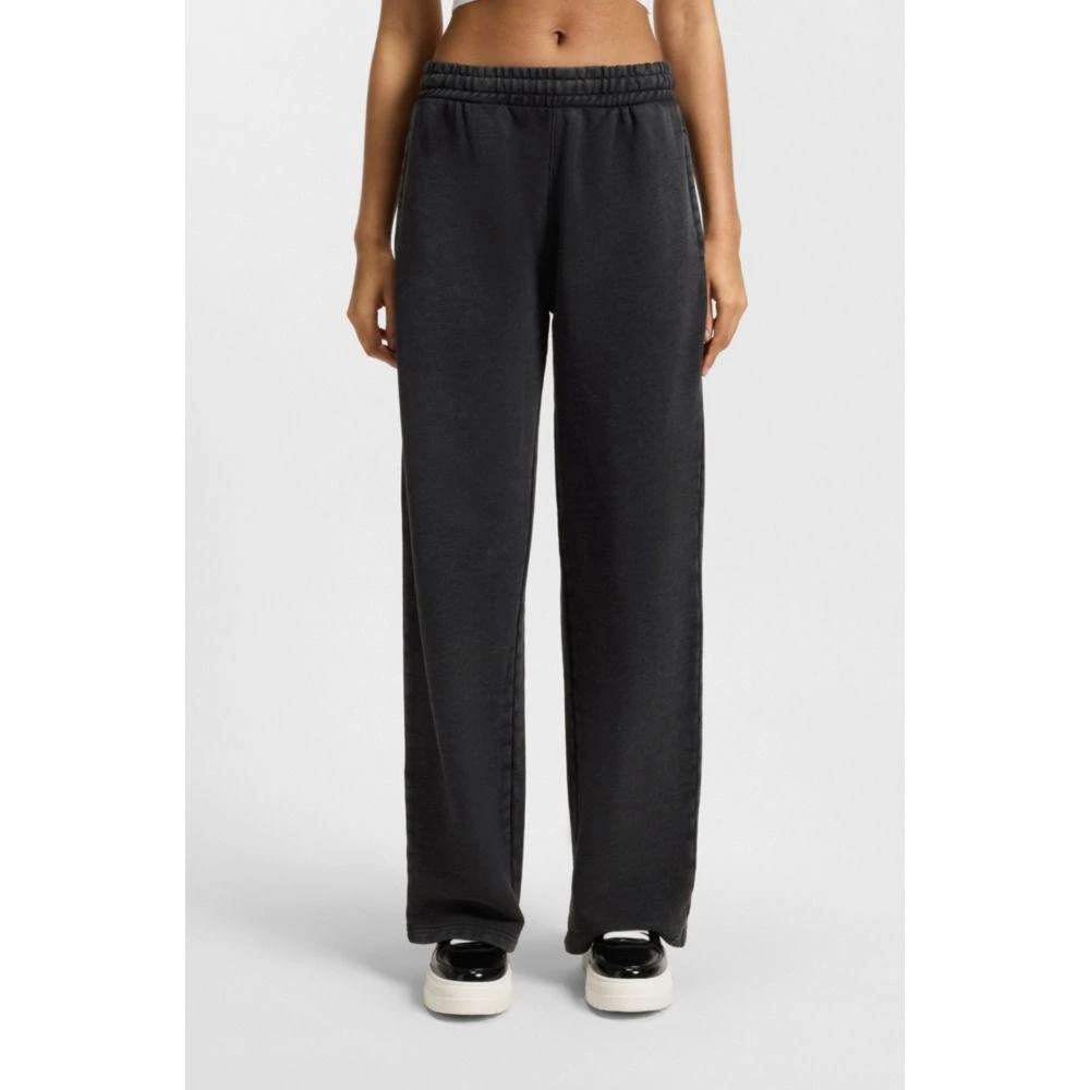 Hugo Boss Loose-fit tracksuit bottoms in cotton terry 3
