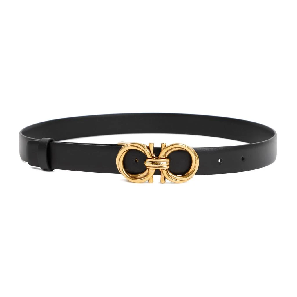 AUTHENTIC Salvatore Ferragamo Gancini Fashion Accessories belt Leather Black. Salvatore Ferragamo | Accessories | Authentic Salvatore  main image 2