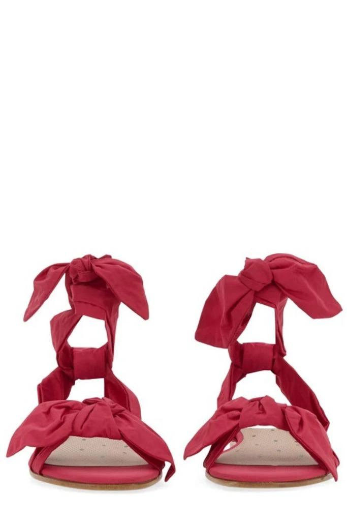 RED Valentino REDValentino Bow Detail Lace-Up Sandals 2