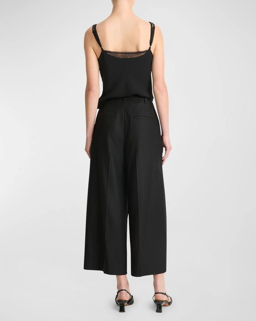 Vince Brushed Flannel Mid-Rise Culottes 3