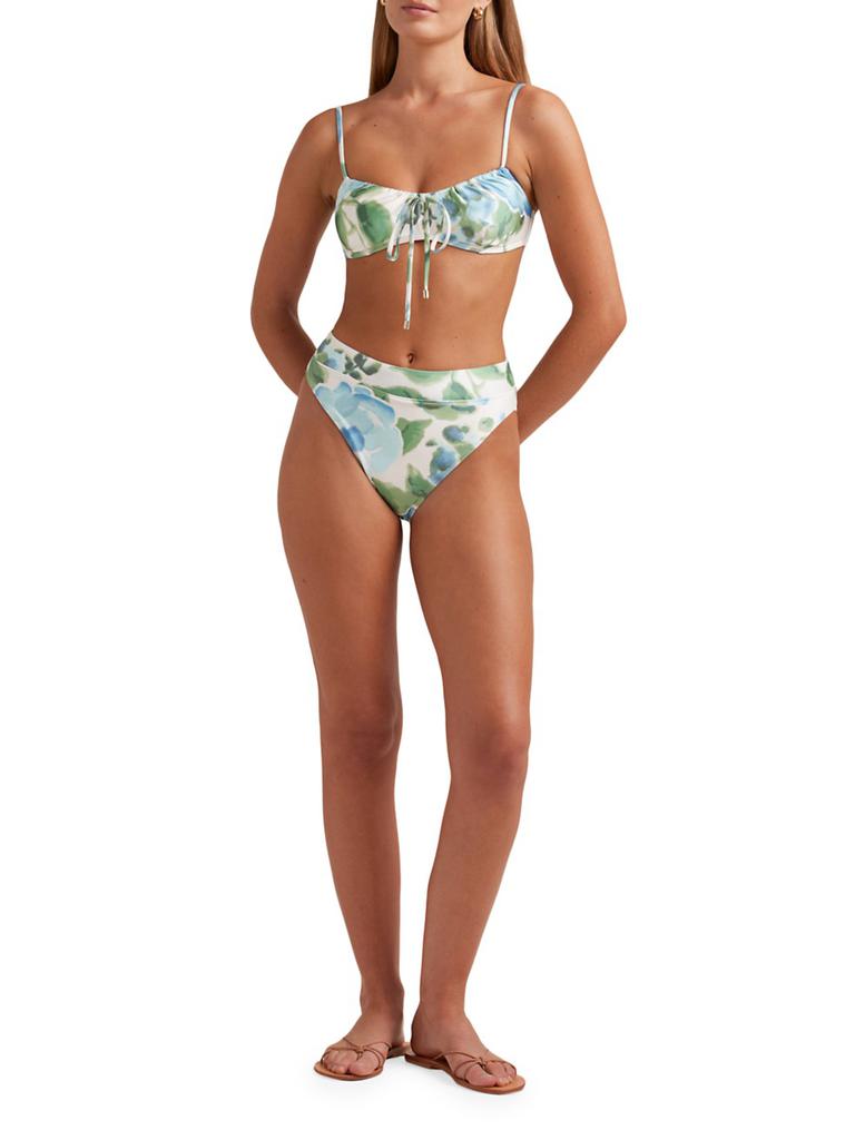 Peony Solstice Floral Bikini Top