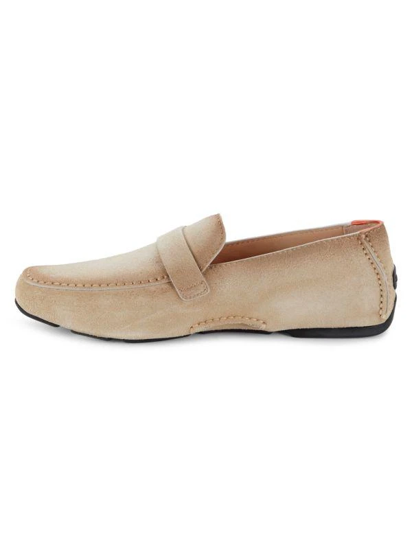 Santoni Hamel Suede Driving Loafers 4