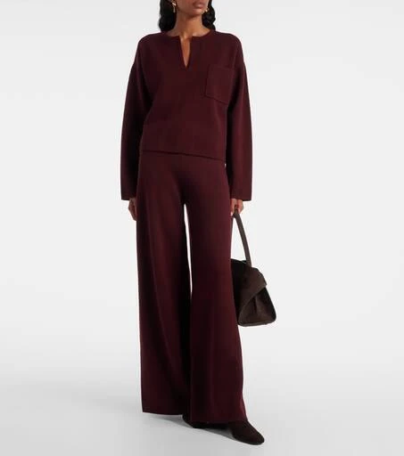 Max Mara Judy wool and cashmere wide-leg pants 2
