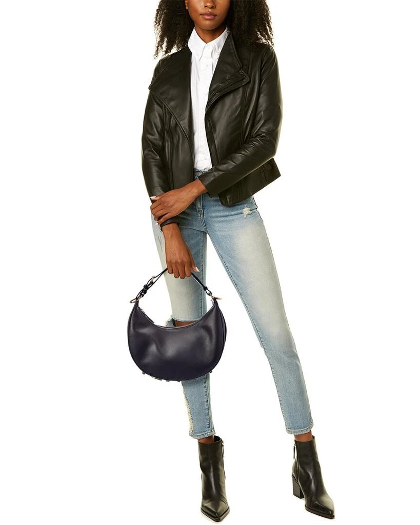 Fendi FENDI graphy Small Leather Hobo Bag 4