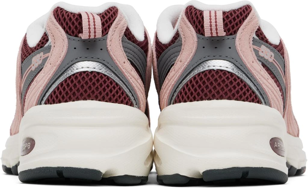 New Balance Burgundy & Pink 530 Sneakers 2