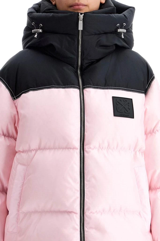 Off-White oversized down jacket with 4
