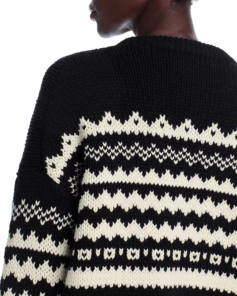 Velvet by Graham & Spencer Maywood Wool Blend Fair Isle Sweater 4