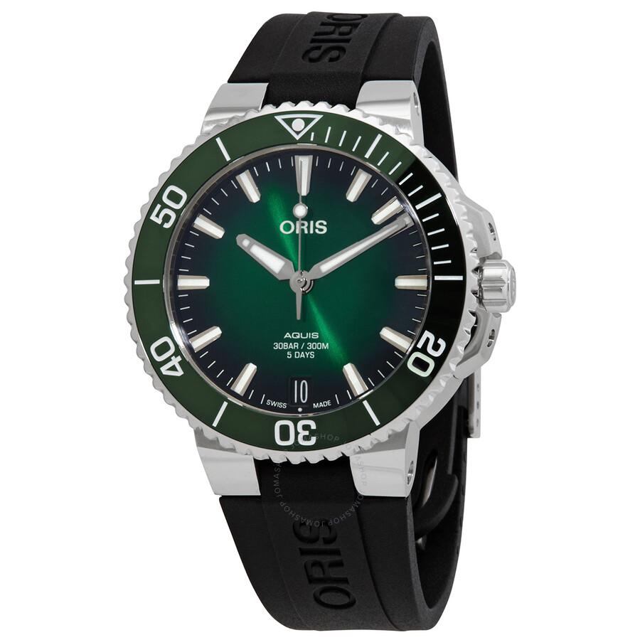 Oris Aquis Automatic Green Dial Men's Watch 01 400 7769 4157-07 4 22 74FC