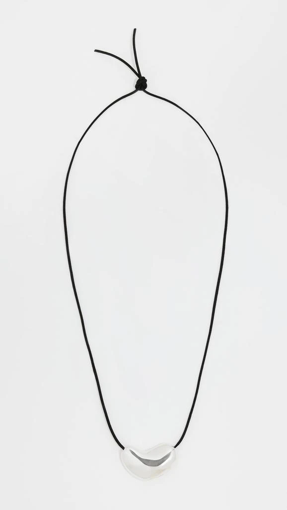 AGMES Sculpted Heart Pendant Necklace 4