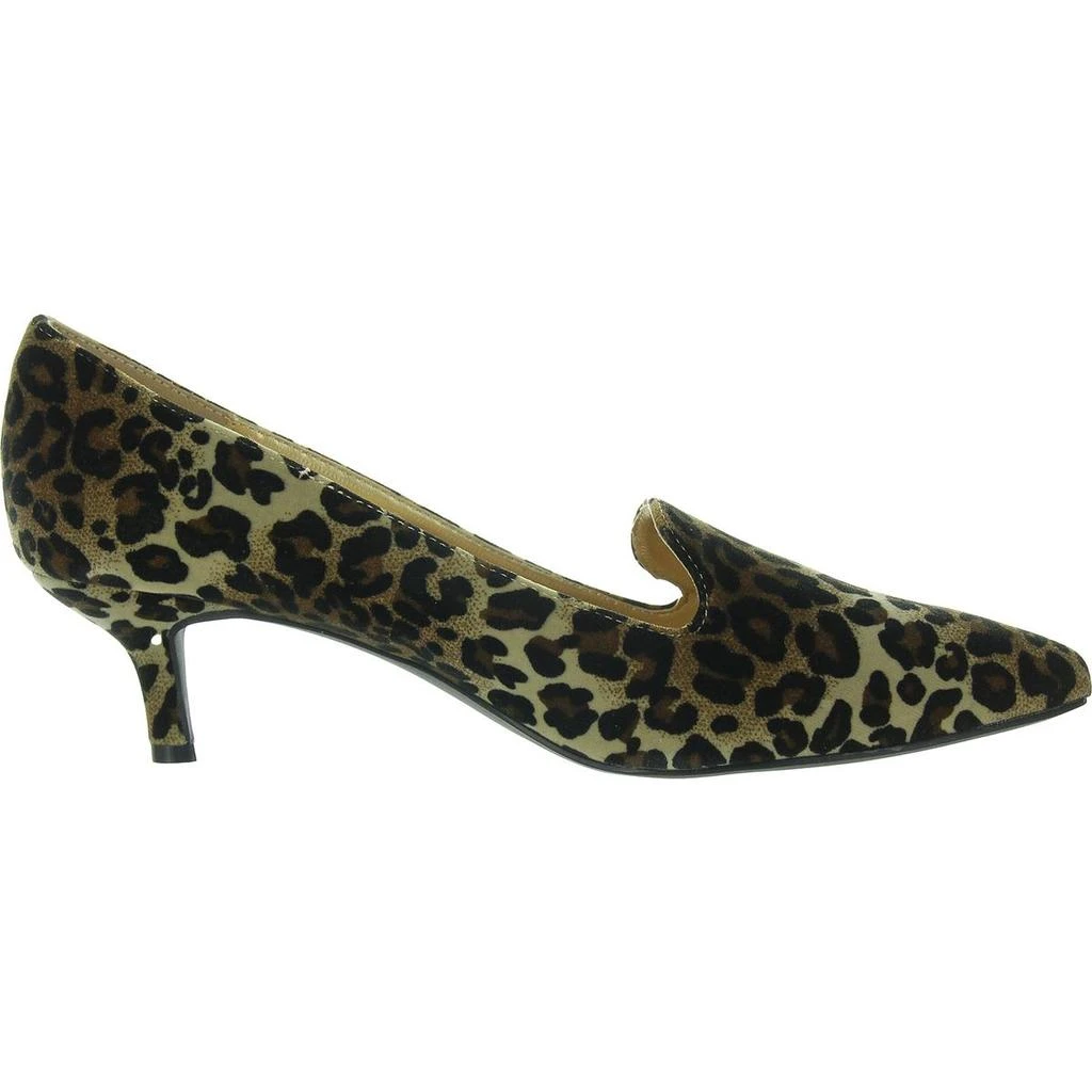 Bellini Bobcat Womens Velvet Pointed Toe Kitten Heels 2