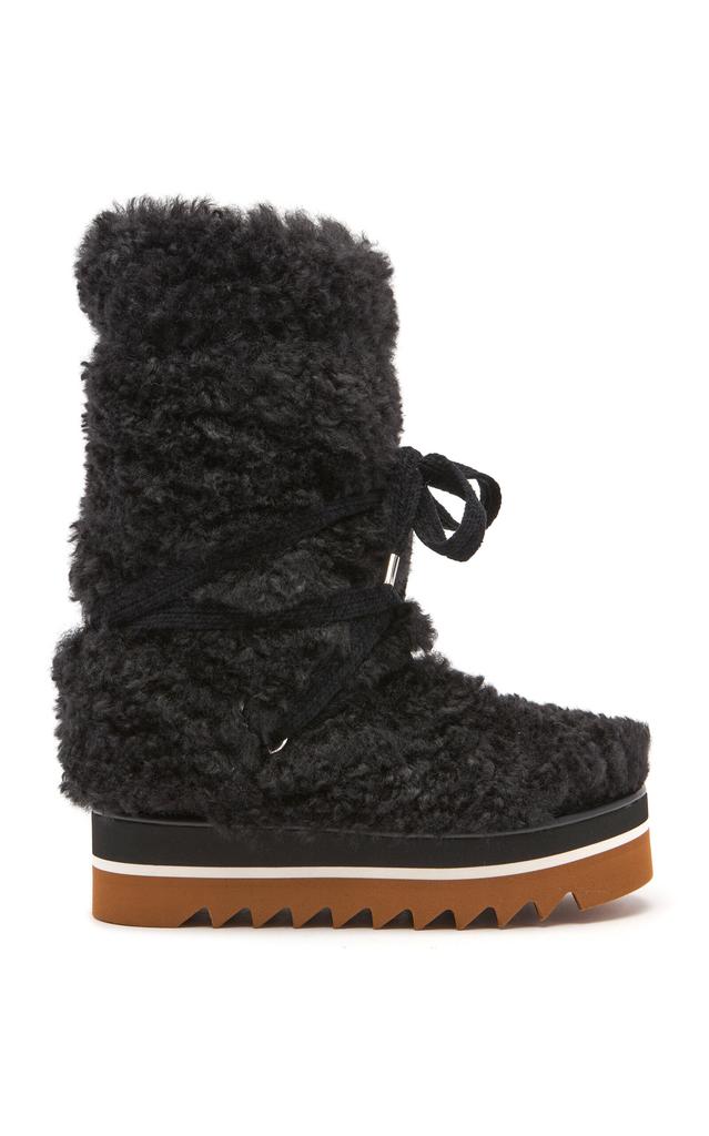 Stella McCartney Stella McCartney - Sneakelyse Apres Ski Eco Alt Mat Boots - Black - IT 38 - Moda Operandi