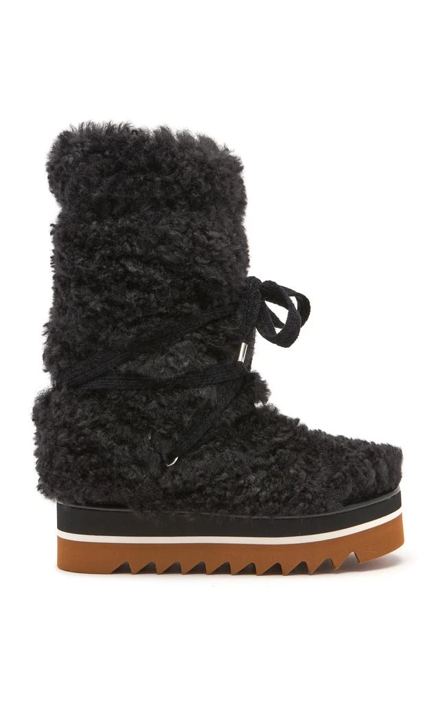 Stella McCartney Stella McCartney - Sneakelyse Apres Ski Eco Alt Mat Boots - Black - IT 38 - Moda Operandi 1