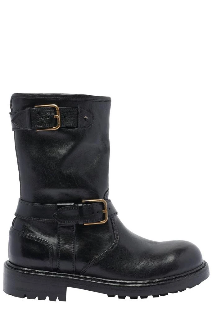 Dolce 
Gabbana Dolce 
Gabbana Horseride Round Toe Biker Boots 1