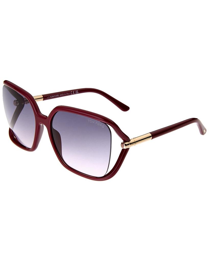 サングラス TOM FORD Woman Sunglasses Black TONI TF1111 01C Tom Ford Toni TF1111 01C Sunglasses - US