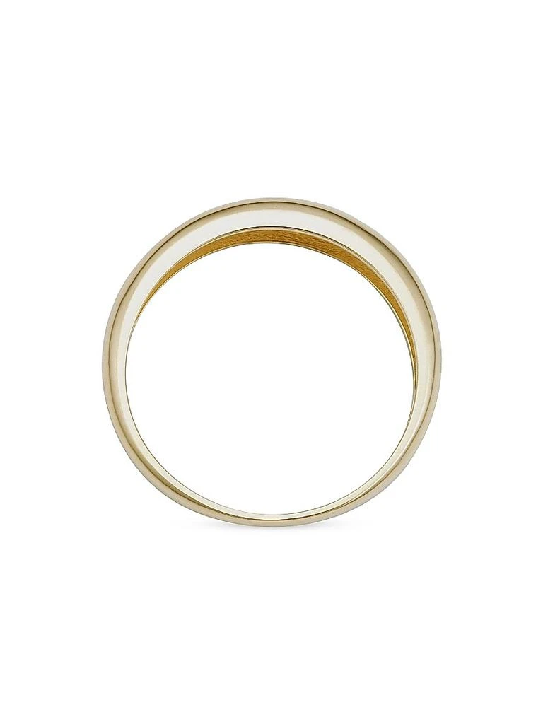 Oradina 14K Yellow Solid Gold The Archie Ring 2