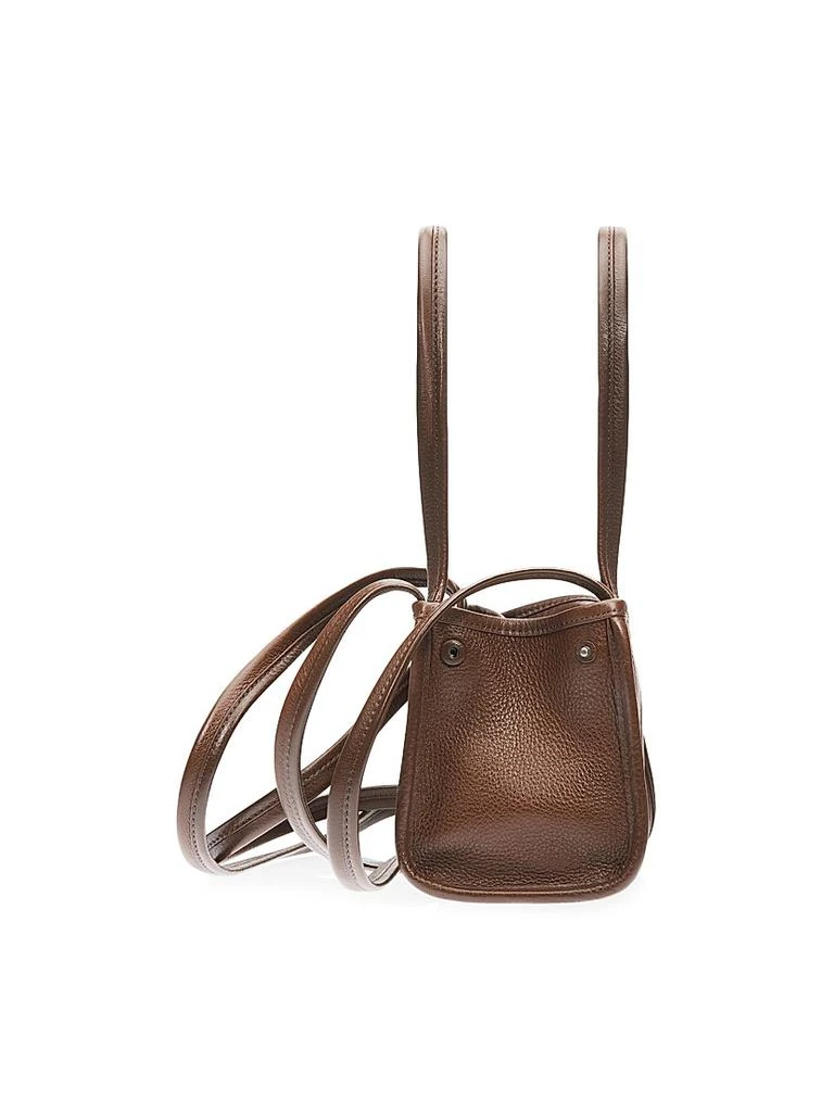 Telfar Small Pebble Leather Carry Bag 2