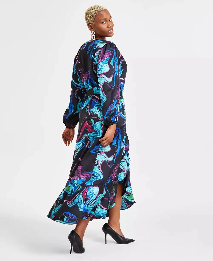 INC International Plus Size Ruffled Maxi Dress, Exclusively at Macy's 5