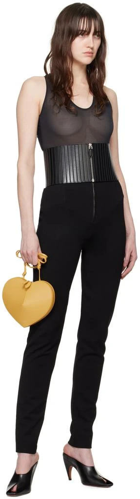 Alaïa Black Corset Elastic Belt 3