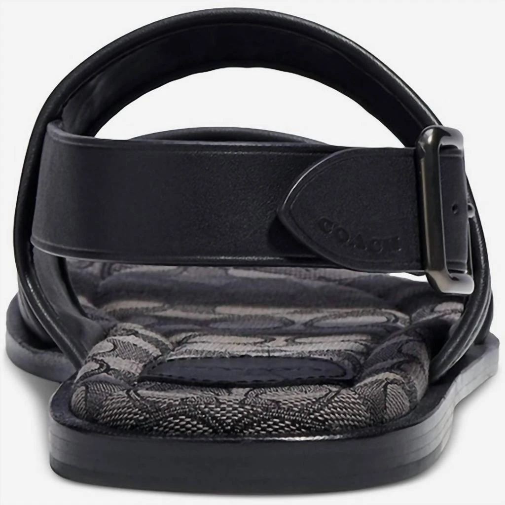 Coach Coach - Men's Leather Two Strap Sandal 4