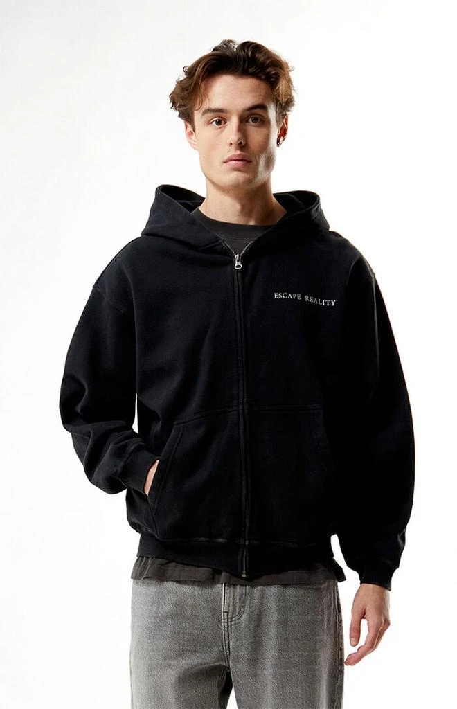 PacSun Escape Reality Zip Up Hoodie 1
