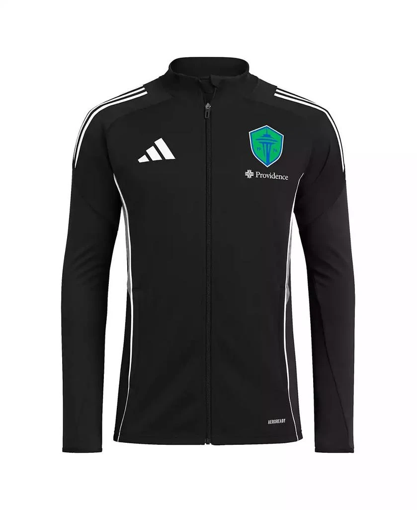 Adidas Men's Black Seattle Sounders FC 2025 Full-Zip Training Jacket 2
