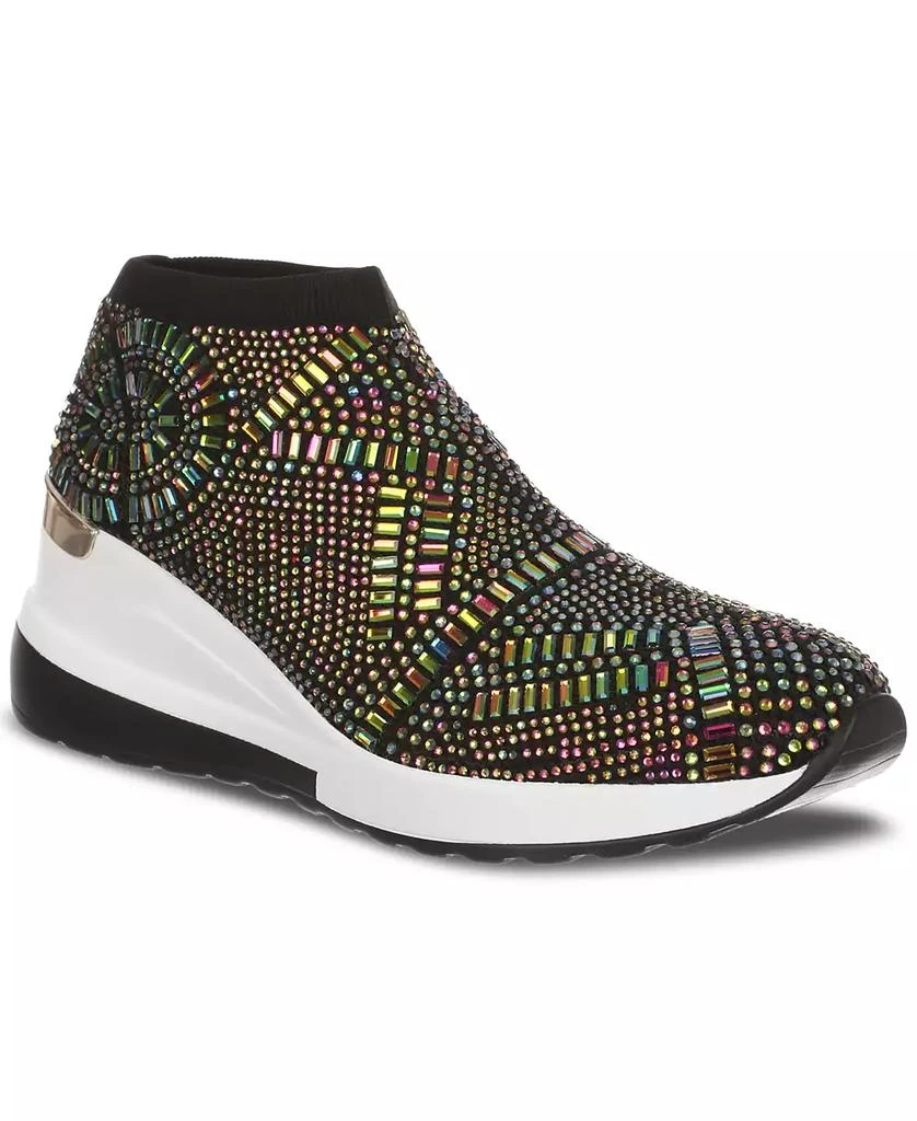 Thalia Sodi Women's Hannah Embellished Pull-On Sock Sneakers 1
