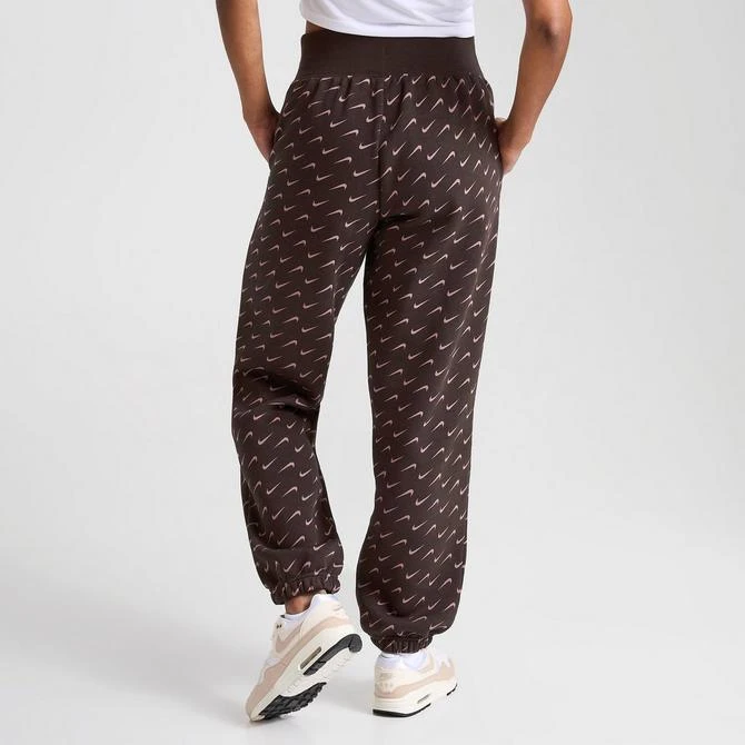 NIKE Women's Nike Sportswear Phoenix Fleece Oversized All-over Print Jogger Sweatpants 7