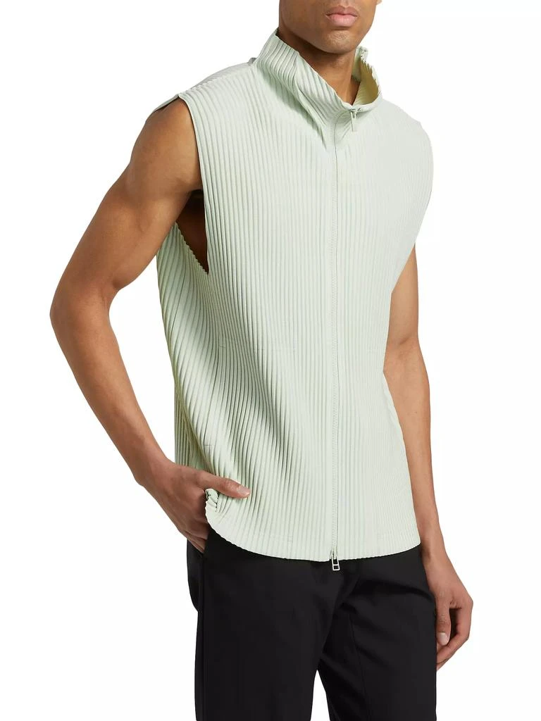 Homme Plissé Issey Miyake Monthly Colors March Pleated Zip-Up Vest 4