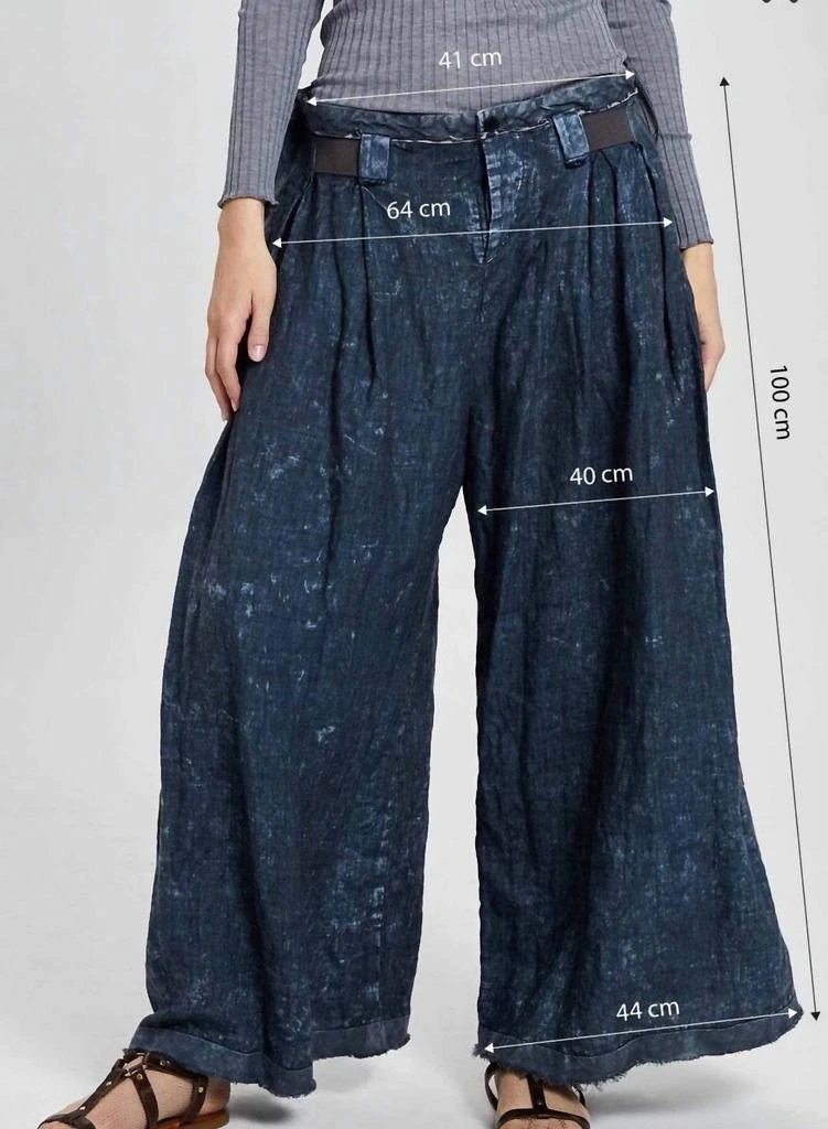 Umit Unal Umit Unal - Linen Wide Leg Pants 4