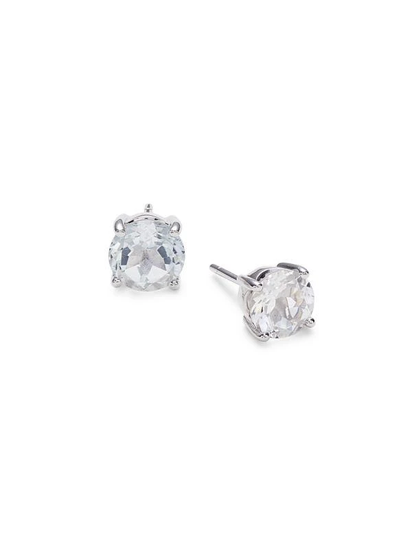 Effy ​Sterling Silver & 3.90 TCW White Topaz Stud Earrings 1