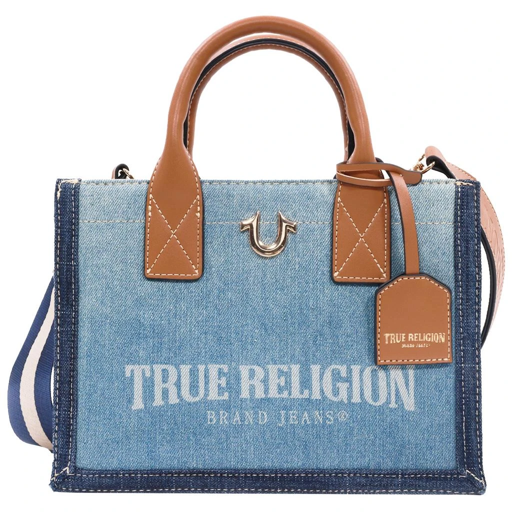 True Religion Modern Edge Denim Tote 7