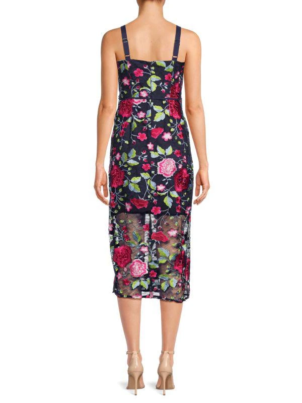 Sam Edelman Floral Embroidered Midi Dress 2