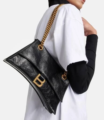 Balenciaga Crush Small leather shoulder bag 2