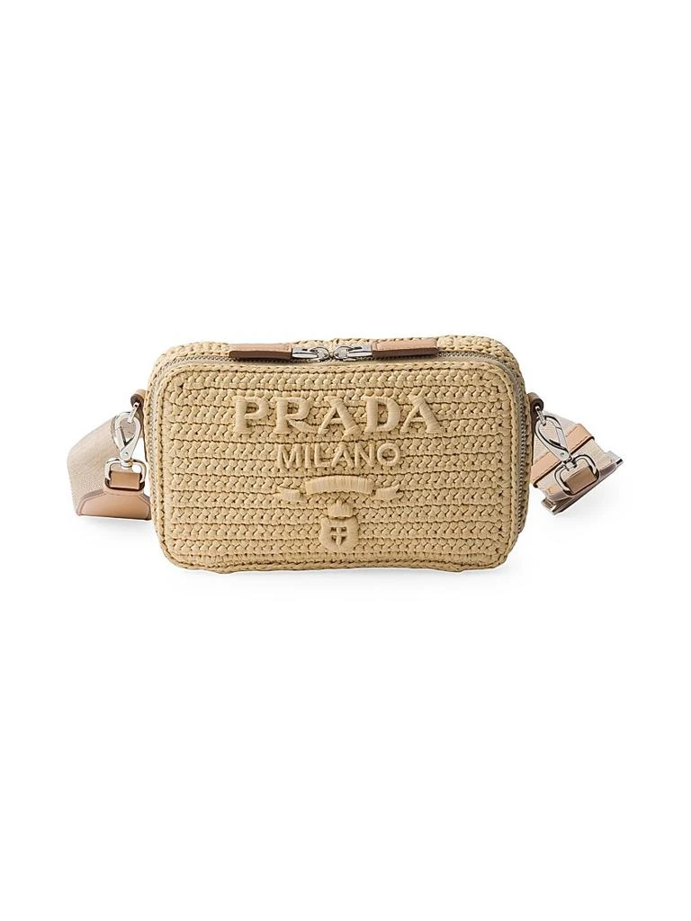 Prada Prada Brique Woven Fabric Bag 1
