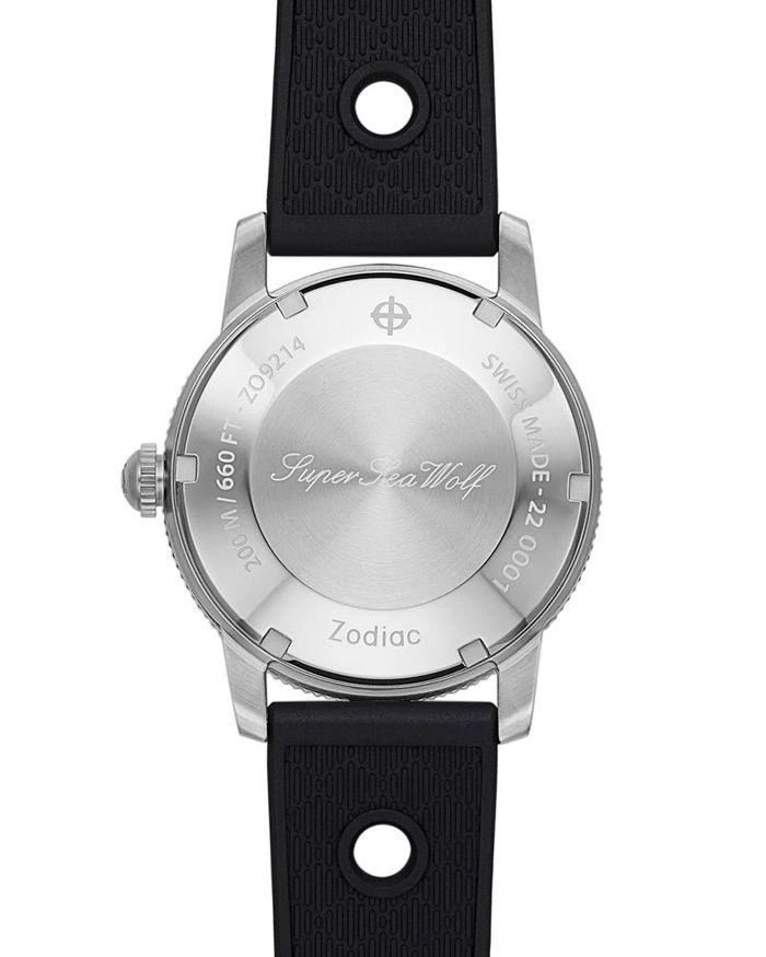 ZODIAC Skin Diver Automatic Rubber Strap Watch, 39mm 4