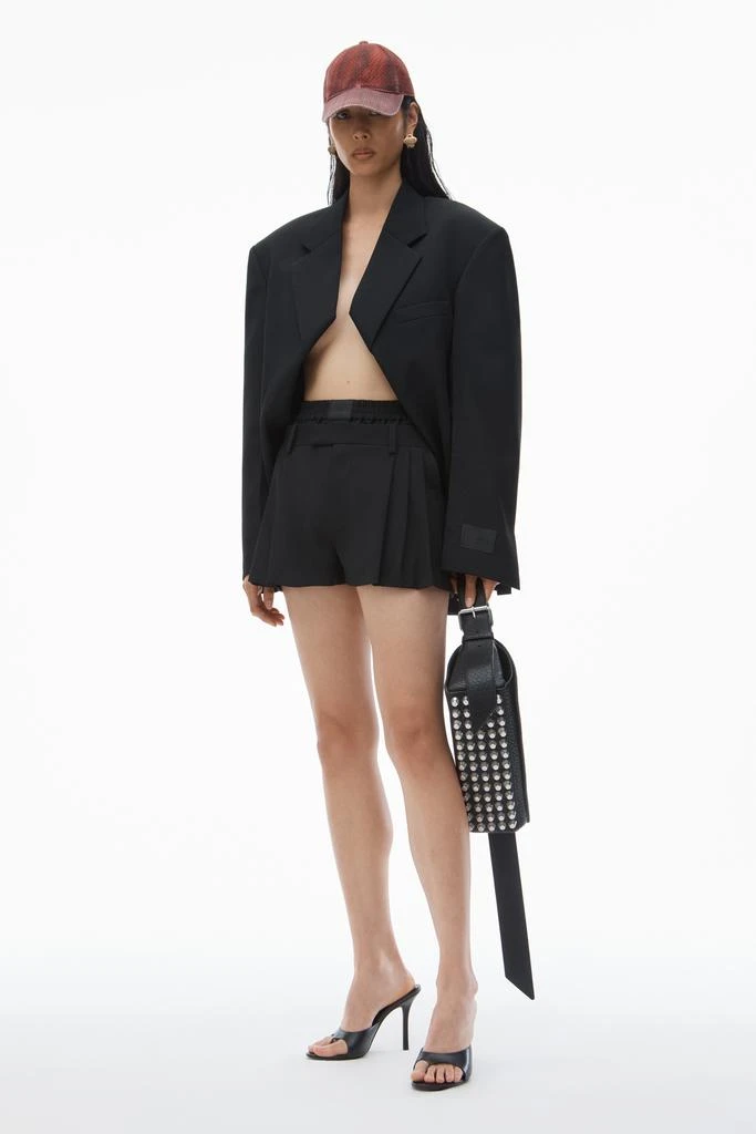 Alexander Wang Pre-Styled Pleated Short with Boxer Waistband 1