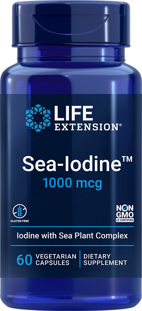 Life Extension Life Extension Sea-Iodine™, 60 vegetarian - 1000 mcg (1000 mcg, 60 vegetarian capsules)
