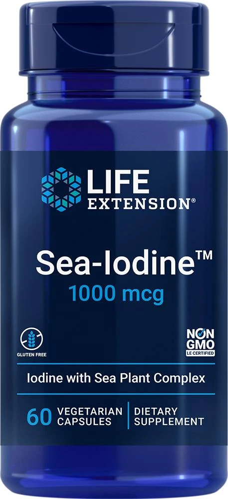 Life Extension Life Extension Sea-Iodine™, 60 vegetarian - 1000 mcg (1000 mcg, 60 vegetarian capsules) 1